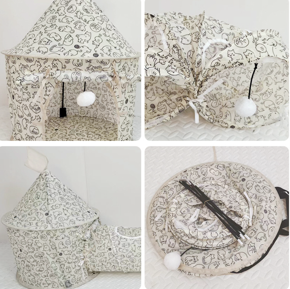Chenpet Wholesale  Waterproof Pet Tent Cat Tunnels