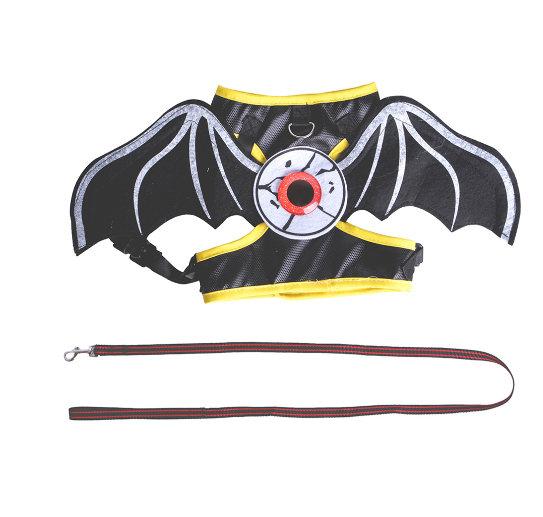 Chenpet New Design Pet Halloween Bats Dog Harness Cat Cover