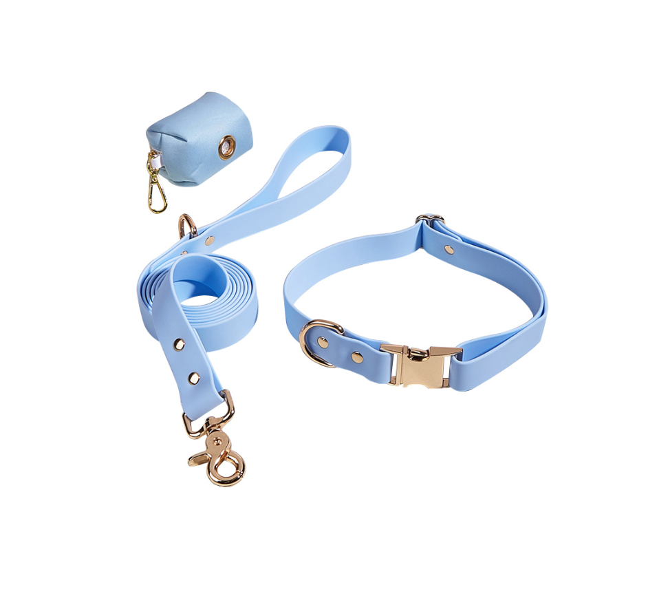 Chenpet Custom New Design Dog Collars Pet PVC Leashed Sets