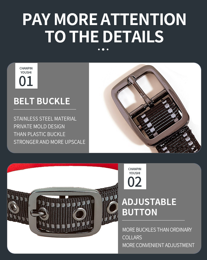 Chenpet Wholesale Super High Quality Pet Accessories Dog Collars