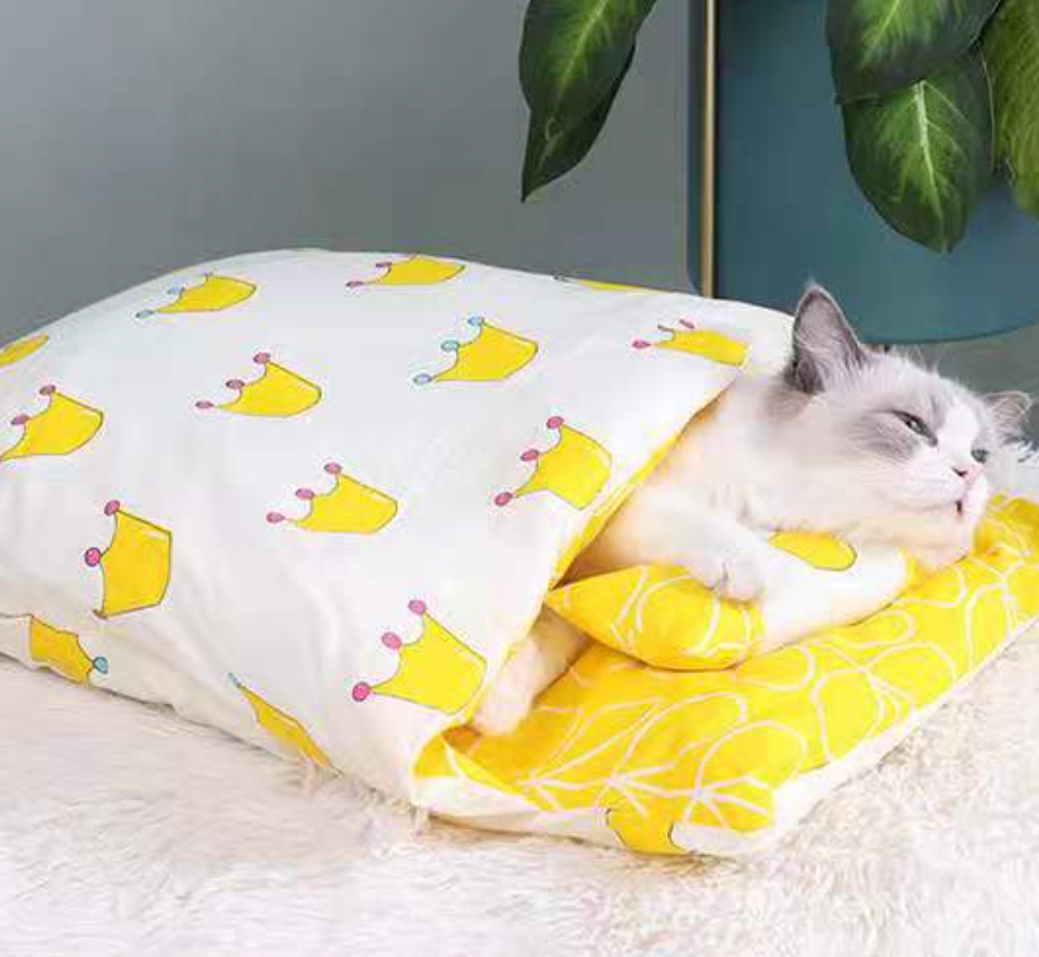 Chenpet Wholesale Cotton Pet Sleep Bags Pet Custom Beds