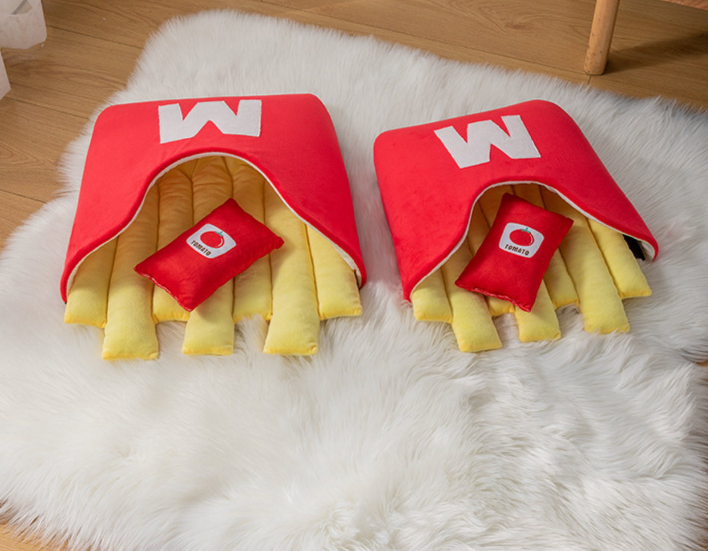 Chenpet Custom New Design French Fries Style Pet Beds Dog House