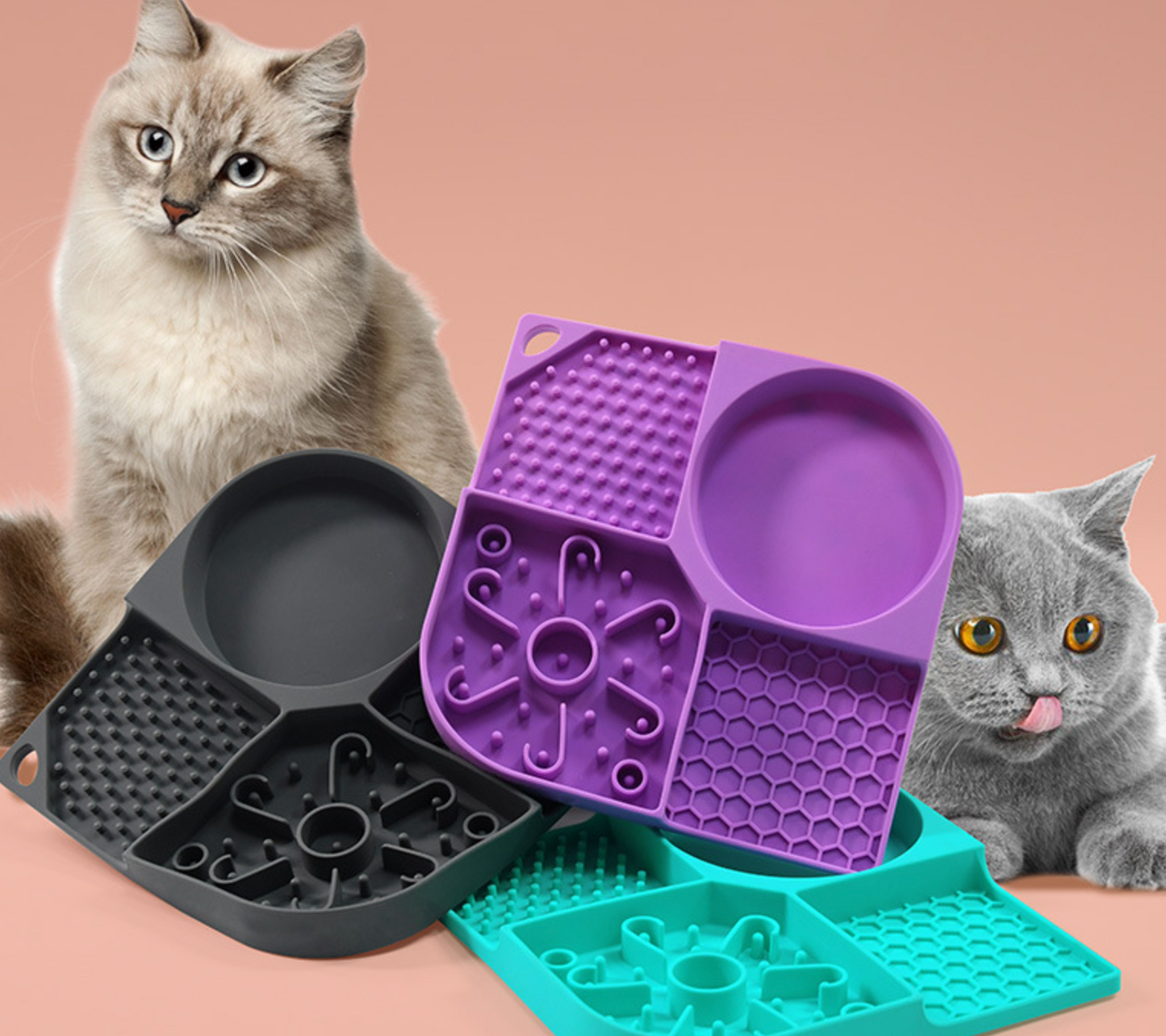 Chenpet Silicon Pet Slow Food Bowl Functional Bowls