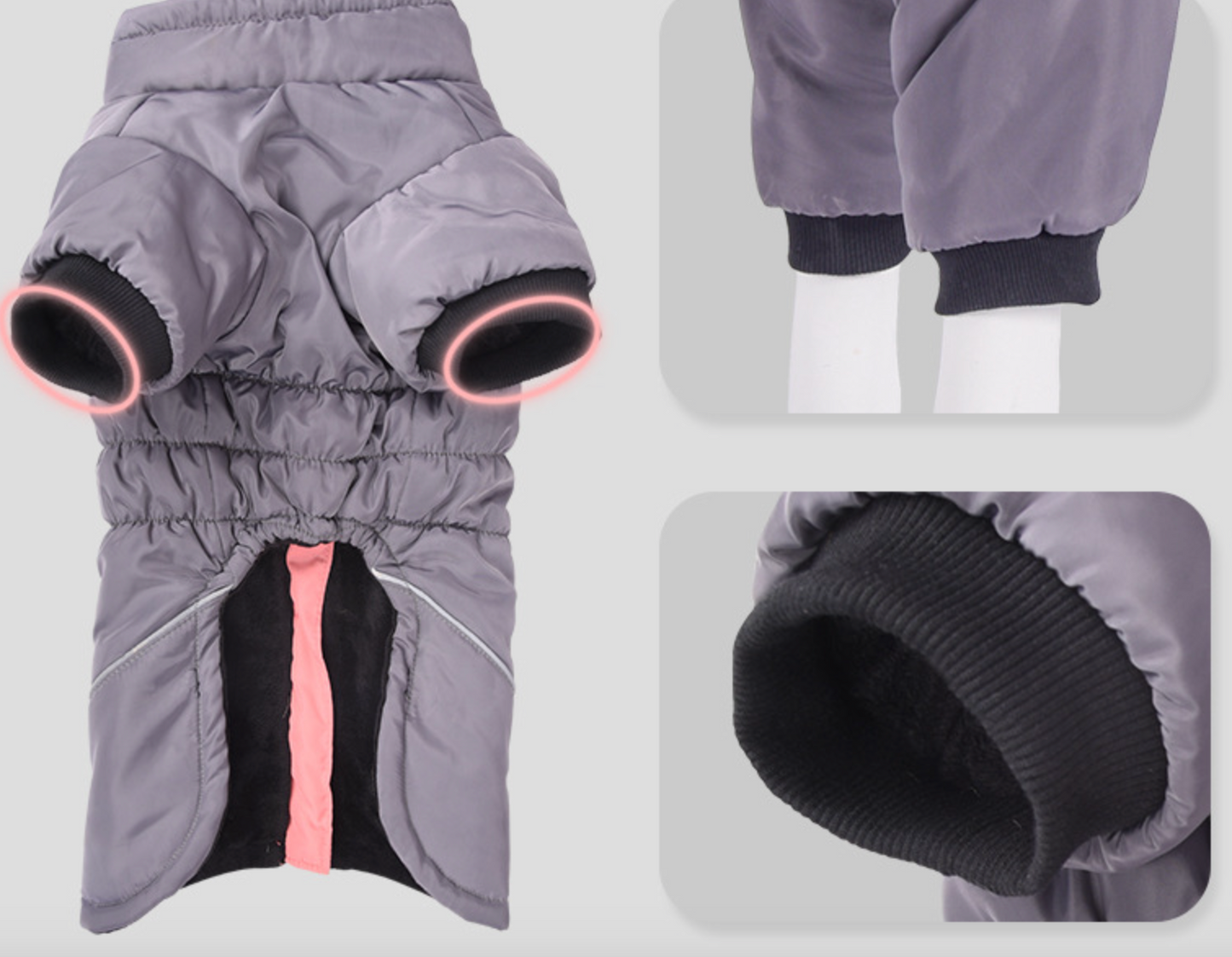 Chenpet Warmly Pet Winter Clothes Large Dog Apparels