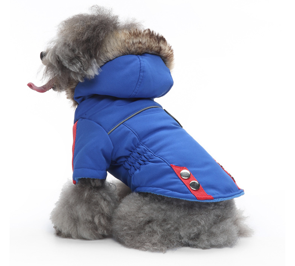 Chenpet Custom Wholesale Winter Pet Zip Up Cotton Coat