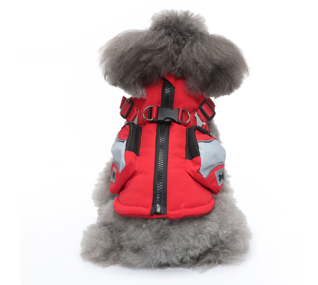 Chenpet Custom Wholesale Winter Pet Zip Up Cotton Coat