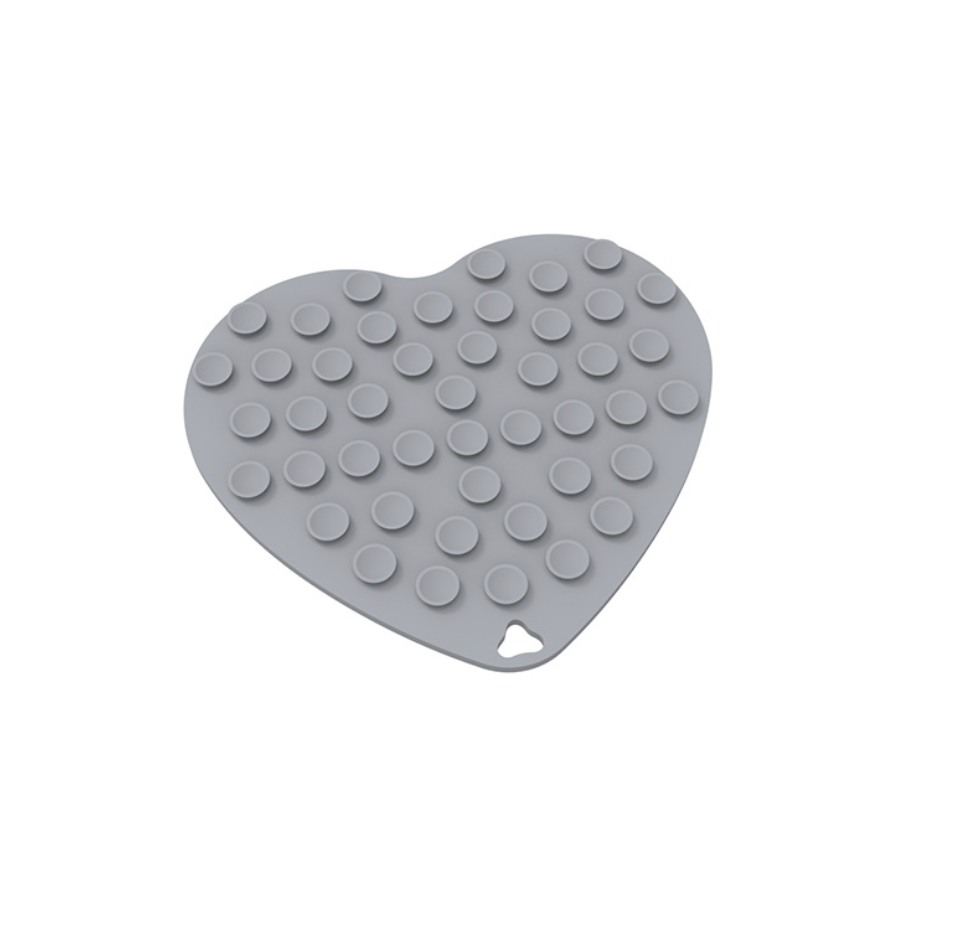Chenpet Wholesale Heart Style Pet Silicone Eating Slow Mat Dog Bowl