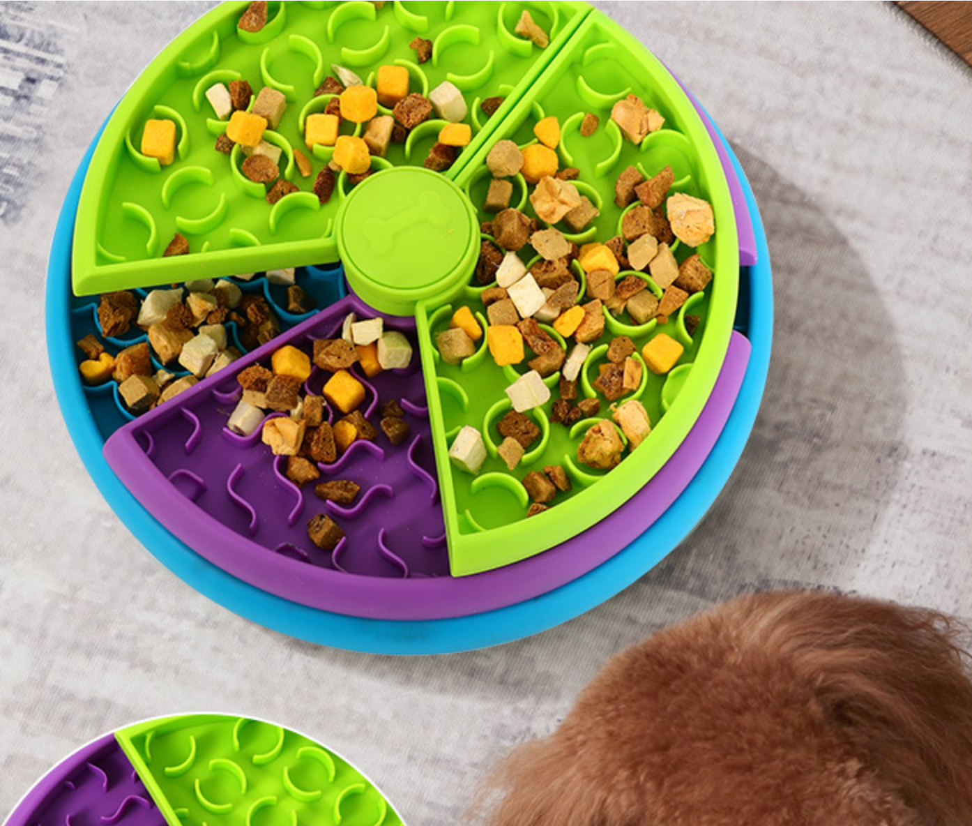 Chenpet Wholesale New Design Of Dog Eat Slow Bowl Pet Bowls