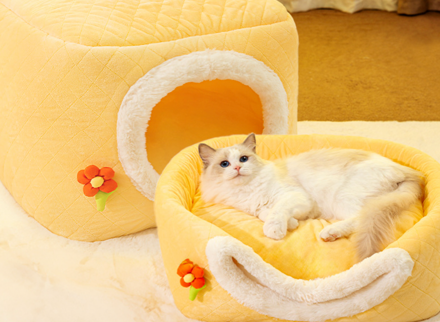 Chenpet Durable Pet Winter Beds Dog Warm Houses