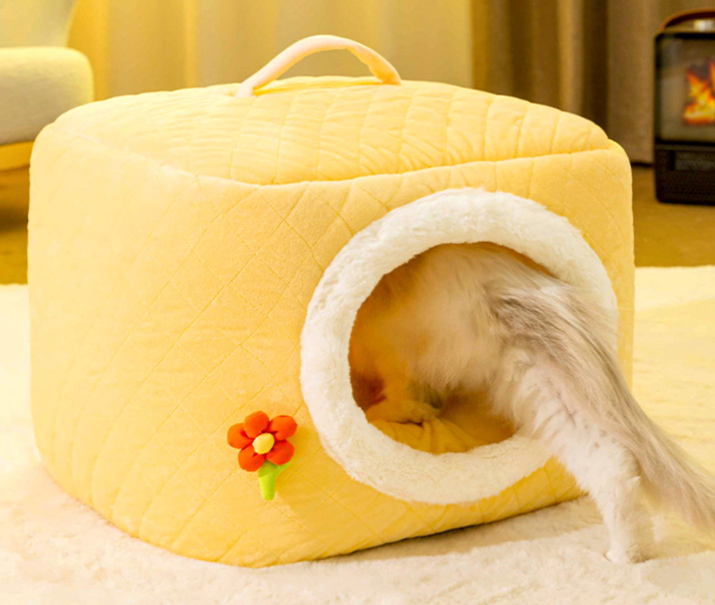 Chenpet Durable Pet Winter Beds Dog Warm Houses