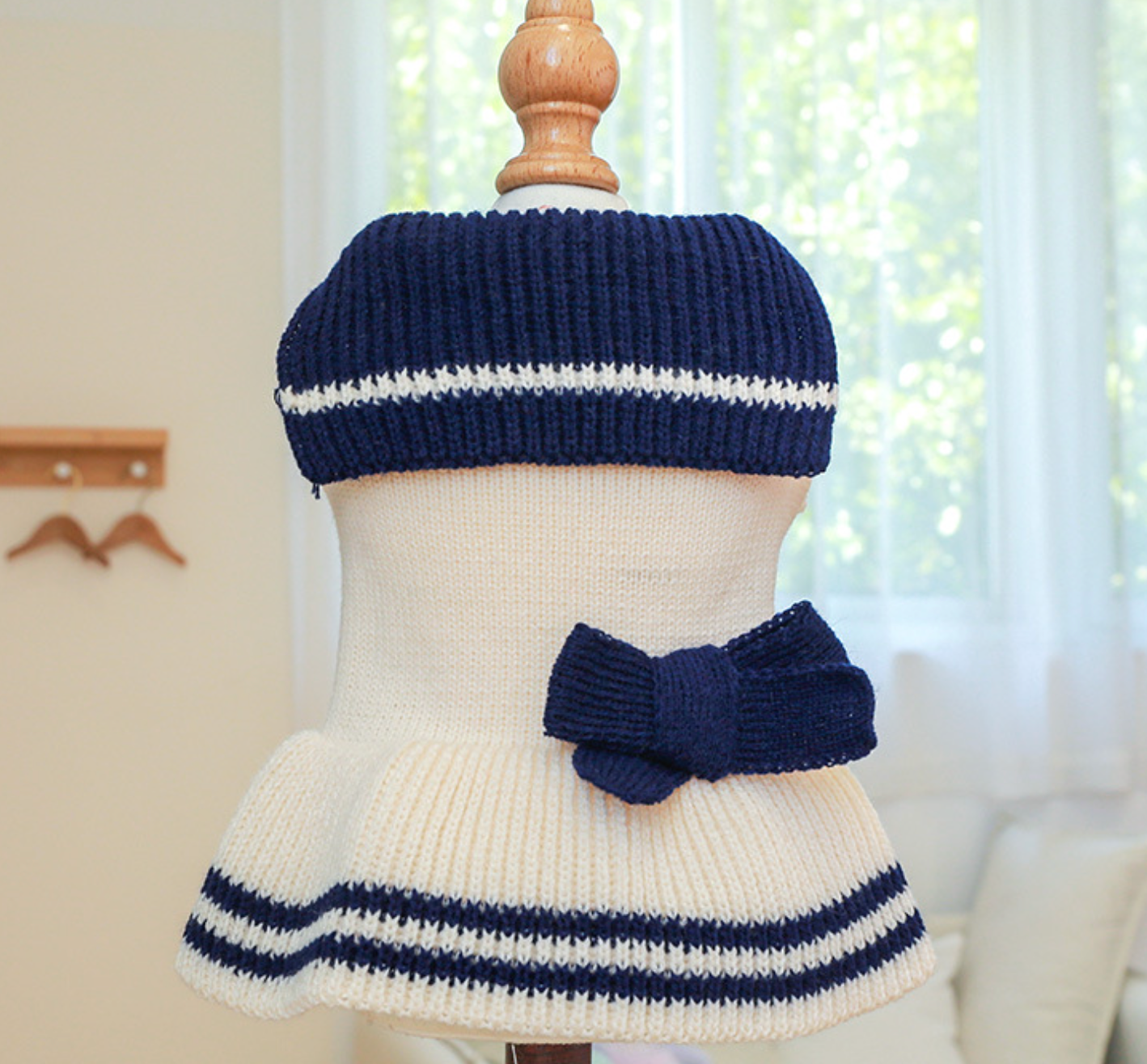 Chenpet High Quality Knit Navies Style Pet Clothes Dog Apparels