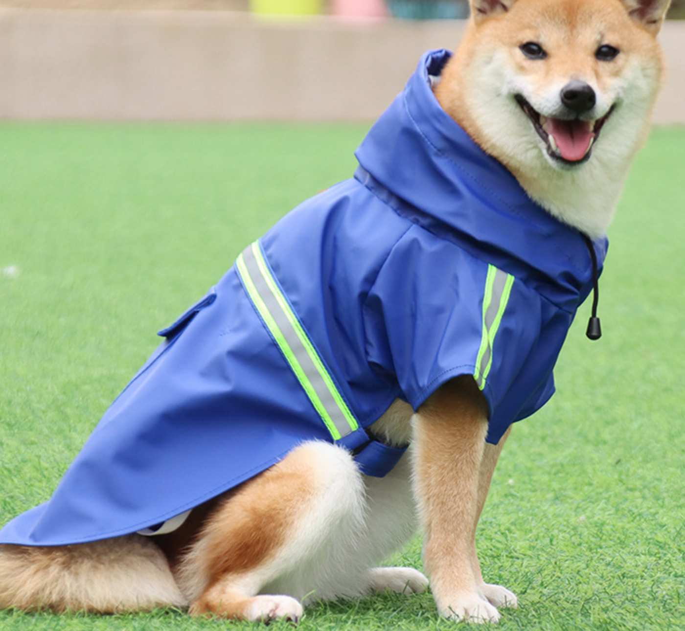 Chenpet PU Waterproof Pet Rainy Coat Dog Clothes