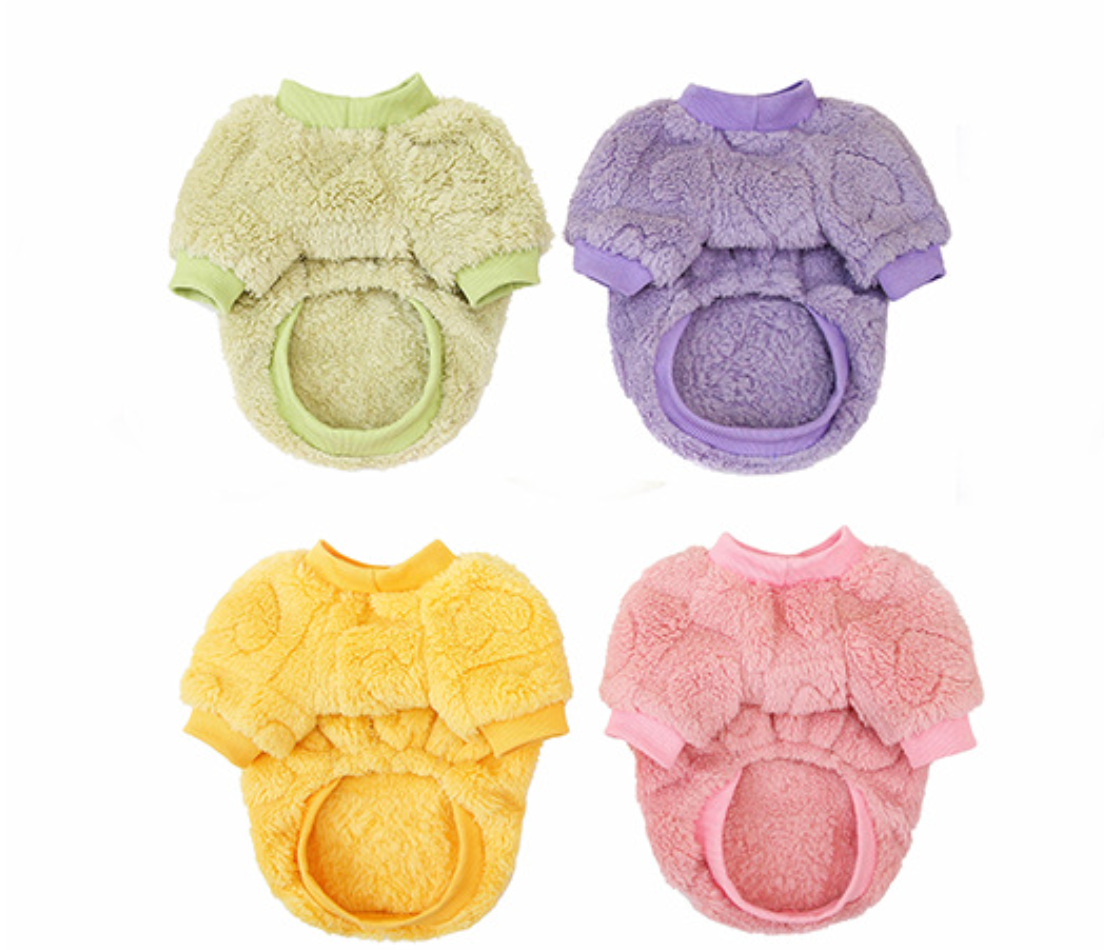 Chenpet New Design Flannel Pet Clothes Dog Apparels