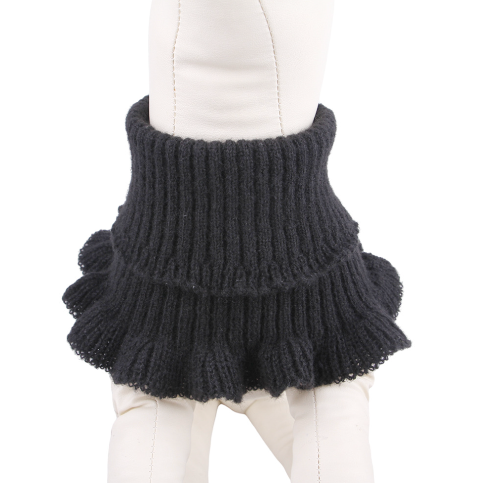 Chenpet Wholesale Knit  Winter Pet Warm Head Cover Knitted Collar High Elastic Ear Cover