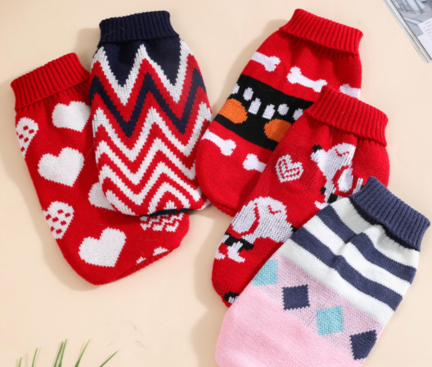 Chenpet Manufacturer Knit Pet Clothes Cat Apparels Winter Dog Clothes