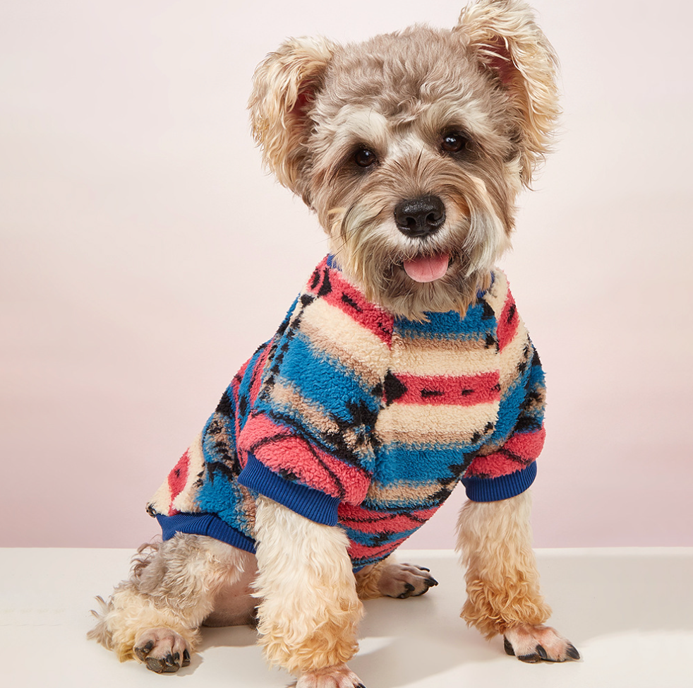 Chenpet Warm Boho Style Hot Selling Pet Winter Clothes Dog Apparels