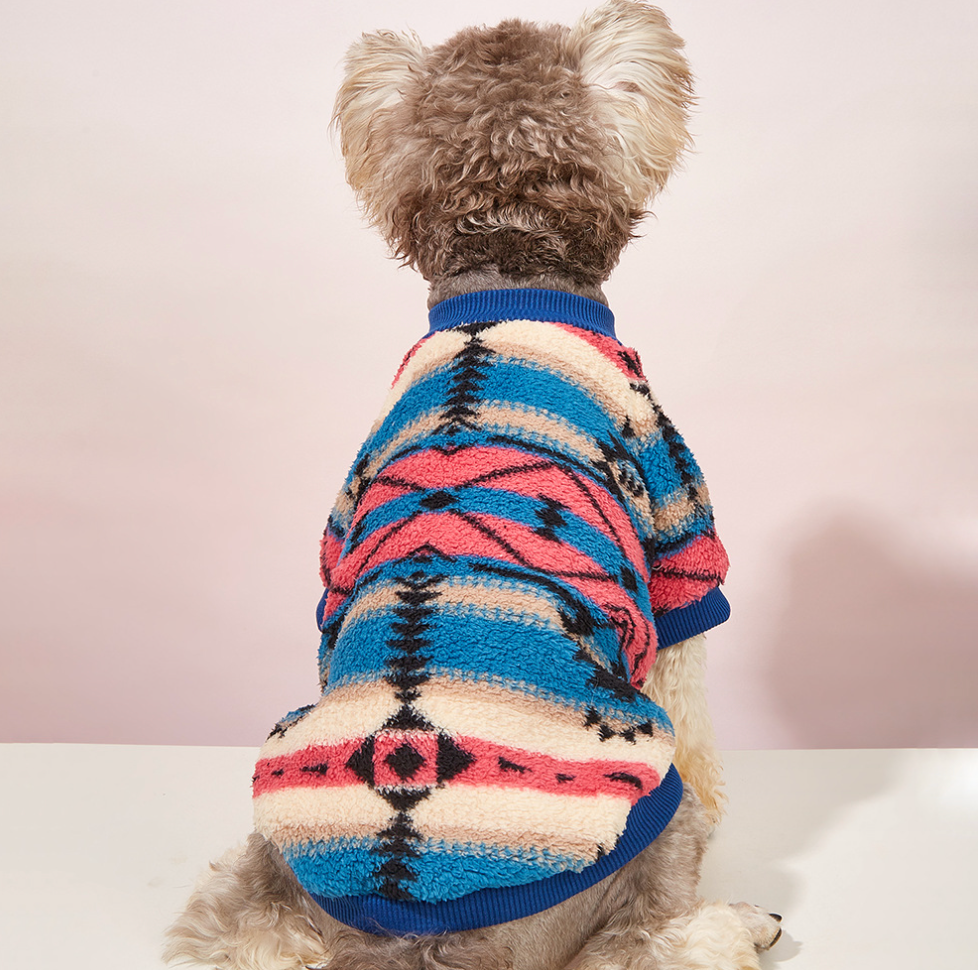 Chenpet Warm Boho Style Hot Selling Pet Winter Clothes Dog Apparels