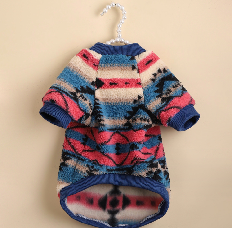 Chenpet Warm Boho Style Hot Selling Pet Winter Clothes Dog Apparels
