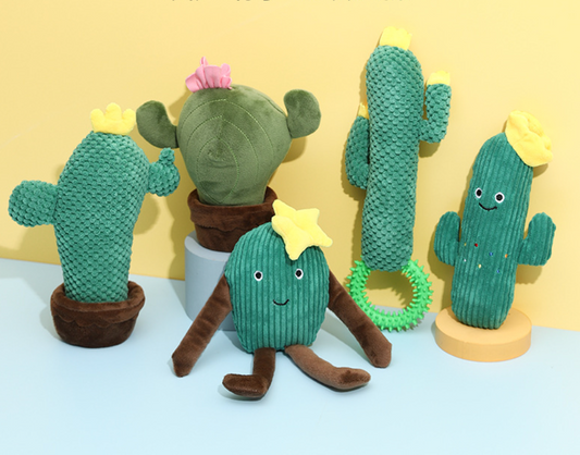 Chenpet High Quality Cactus Pet Plush Chew Toys