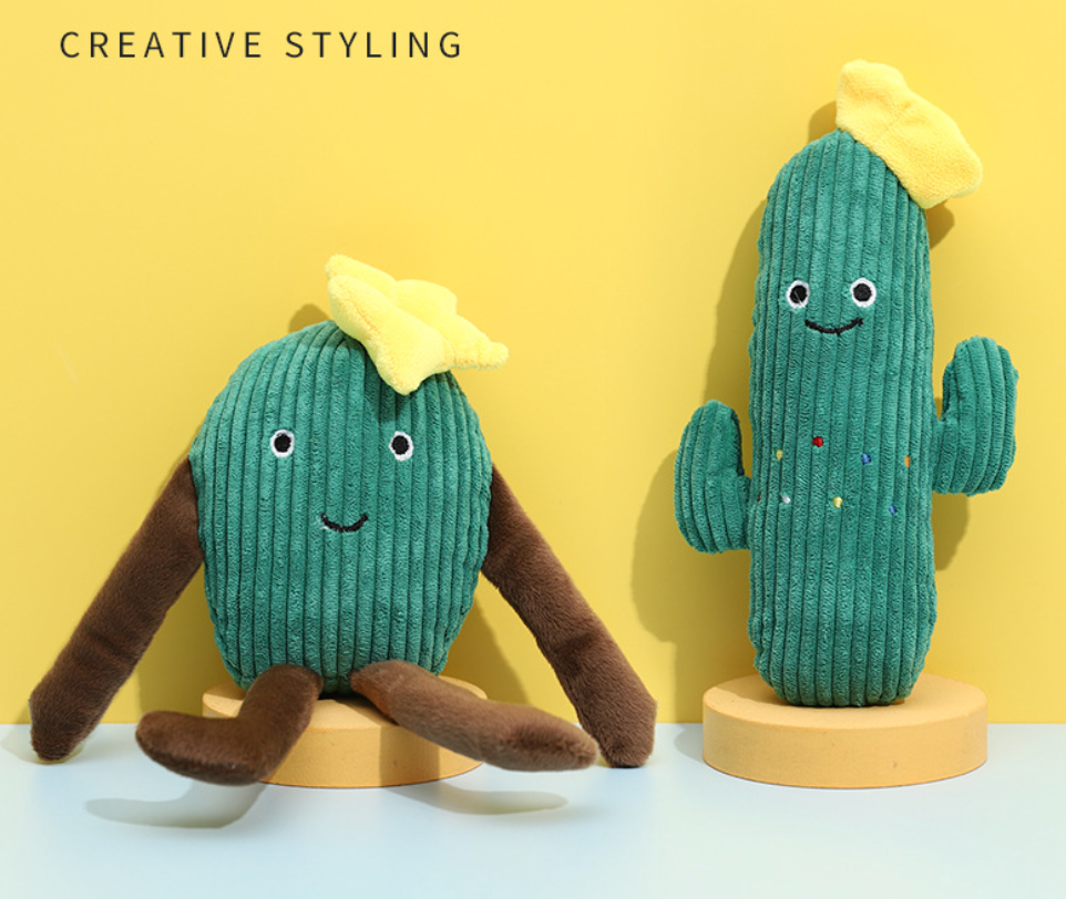 Chenpet High Quality Cactus Pet Plush Chew Toys