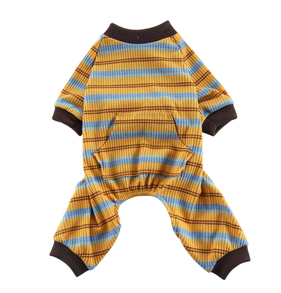 Chenpet Custom Pet Spring Homewear Dog Stripes Clothes