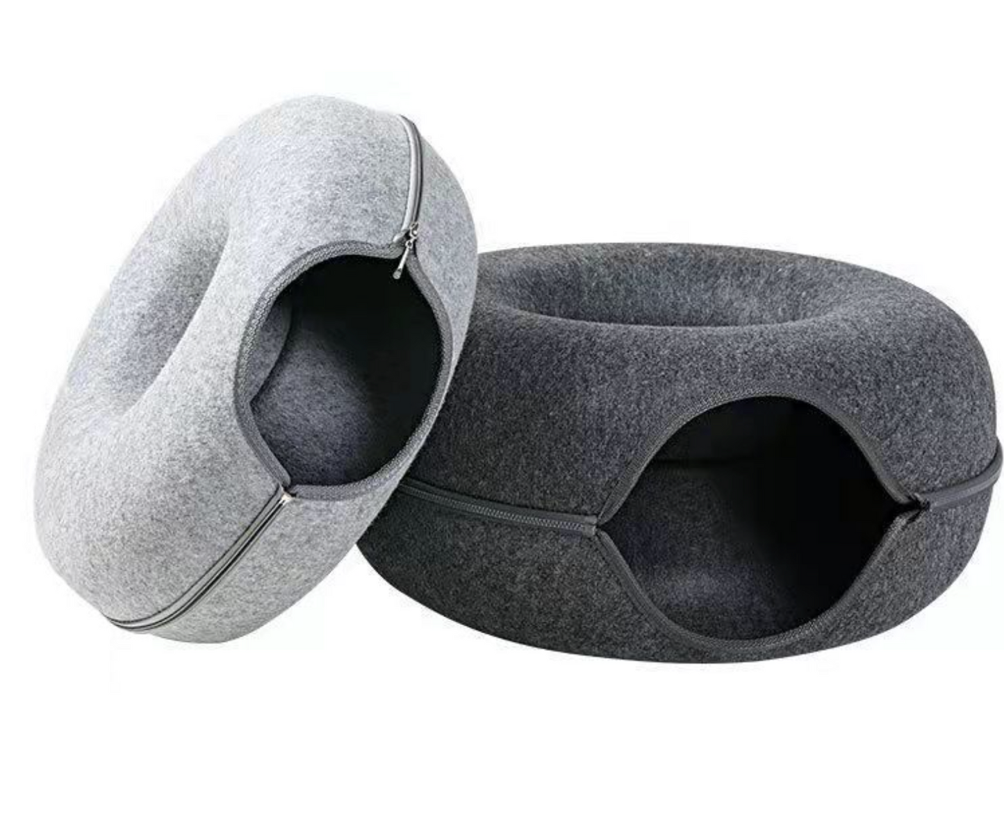 Chenpet Pet Zipper Felt Tunnel Cat Play Tunnels