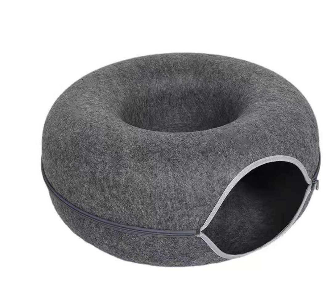 Chenpet Pet Zipper Felt Tunnel Cat Play Tunnels