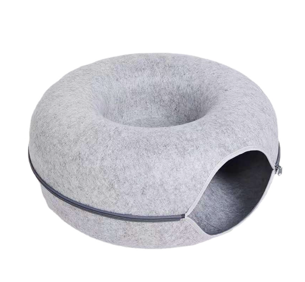 Chenpet Pet Zipper Felt Tunnel Cat Play Tunnels