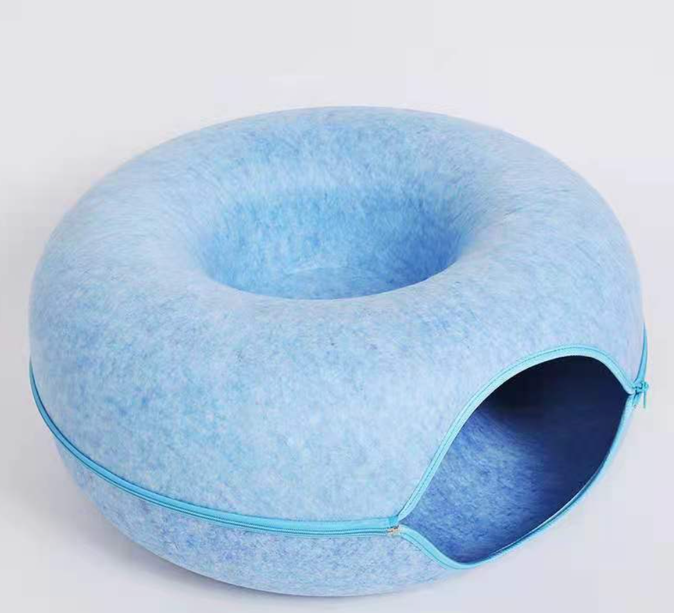 Chenpet Pet Zipper Felt Tunnel Cat Play Tunnels