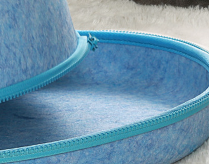Chenpet Cute Cat Head Felt Pet House Cat Beds