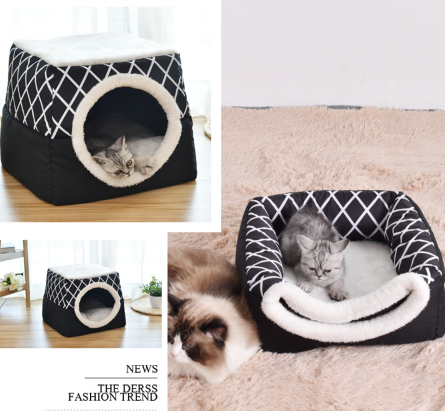 Chenpet Wholesale Eco Friendly Foldable Pet Beds Dog Beds Cat Beds