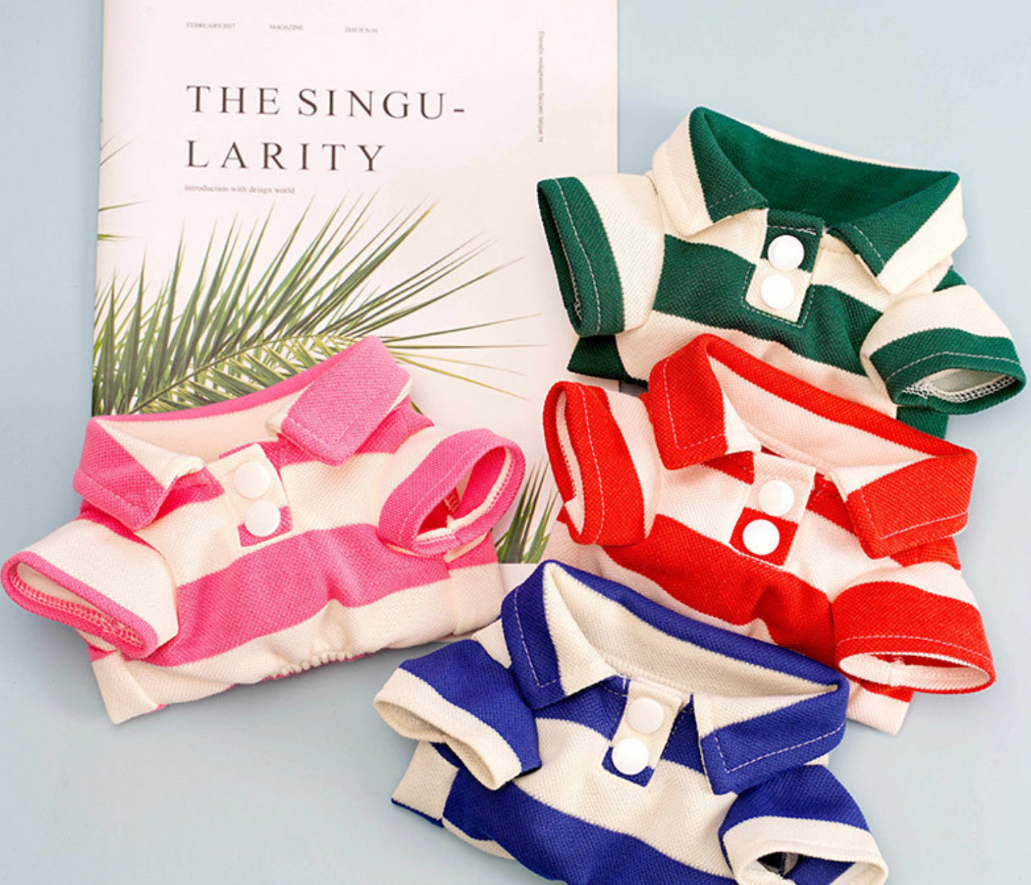 Chenpet New Summer Striped Pet Clothes Dog Cat Apparels