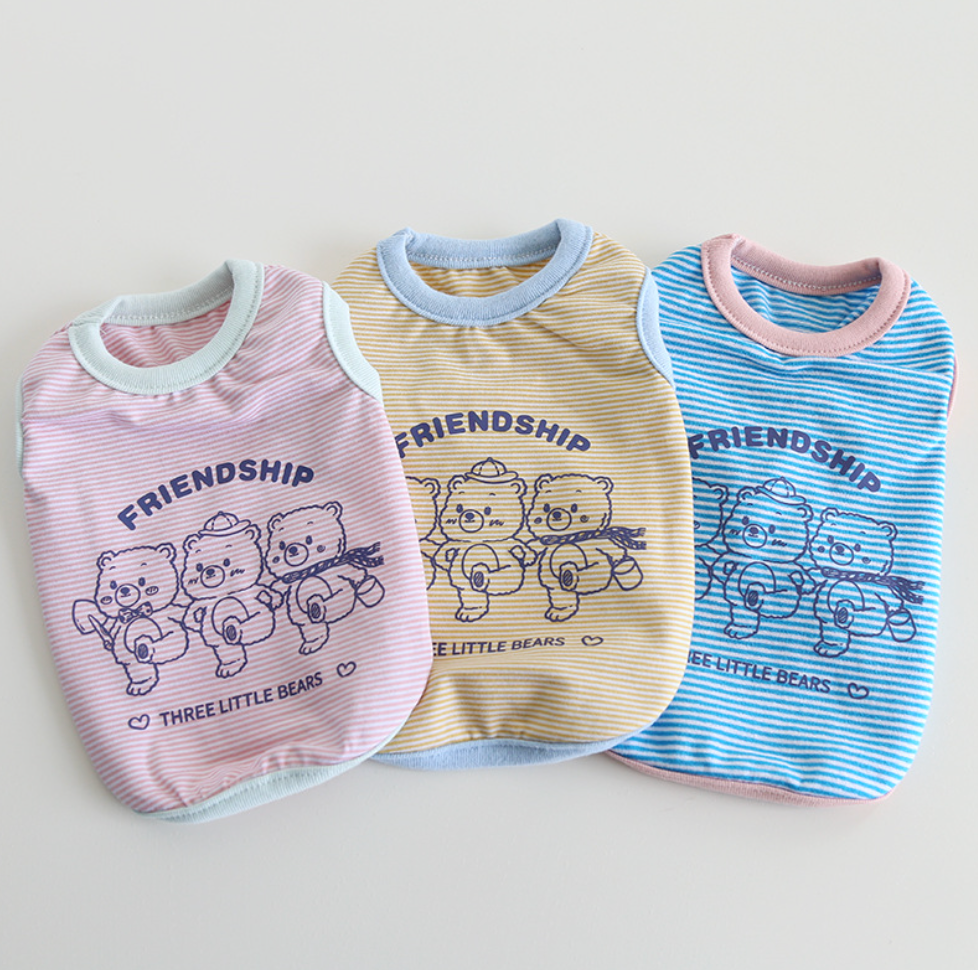 Chenpet Cotton Comfortable Pet Clothes Dog Spring & Summer Apparels