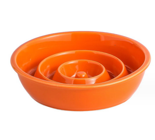 Chenpet Ceramics Pet Bowls Dog Water Bowls Slow Feeder Bowls