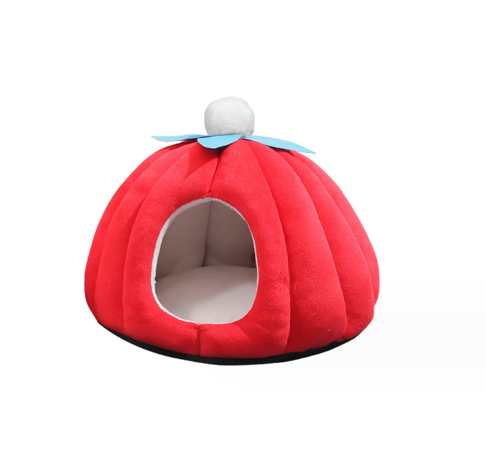 Chenpet High Quality Pumpkin Style Cat Beds Cat Caves