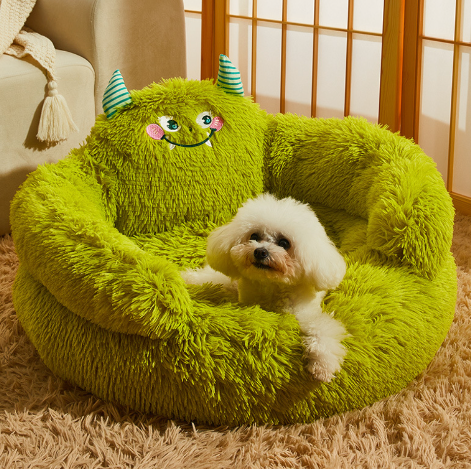 Chenpet Hot Selling Monster Style Plush Pet Beds Dog Beds