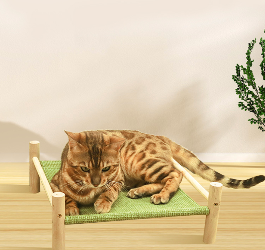 Chenpet Hot Selling Eco-friendly Breathable Pet Wood Beds