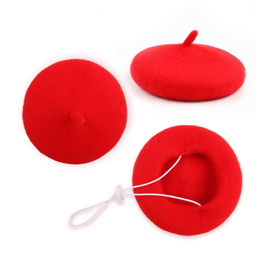 Chenpet Pet Fashion Beret Styling Holiday Party Ornaments Cat Hat