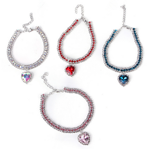 Chenpet Explosive Pet Pearl Necklace Adjustable Collar