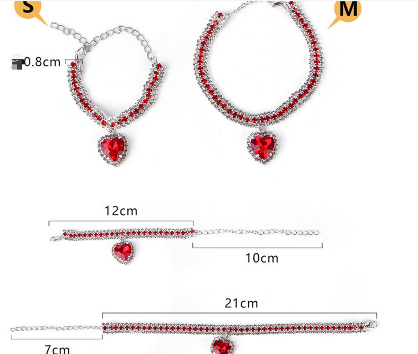 Chenpet Explosive Pet Pearl Necklace Adjustable Collar