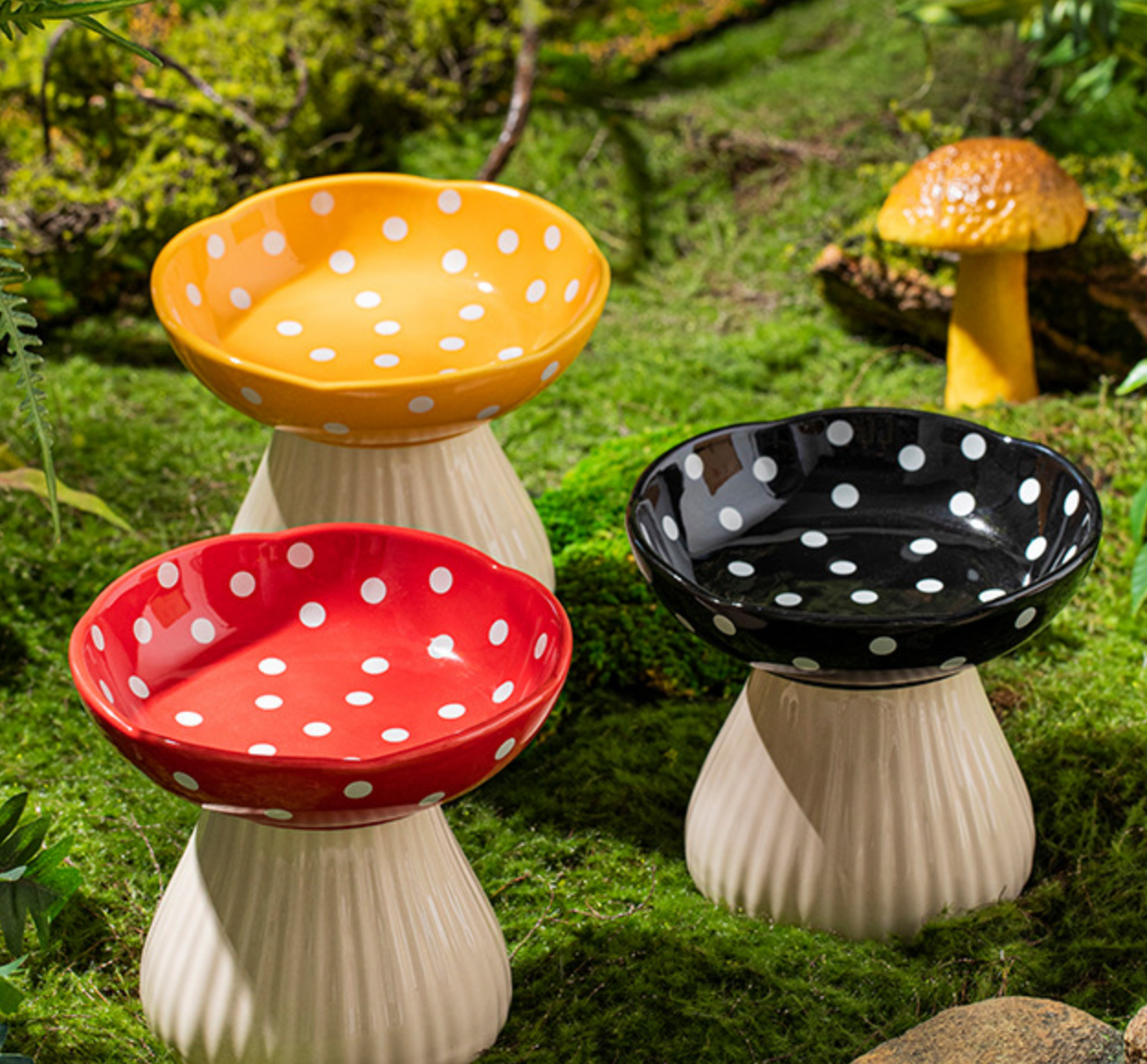Chenpet Durable Ceramics Pet Water Bowls Food Bowls