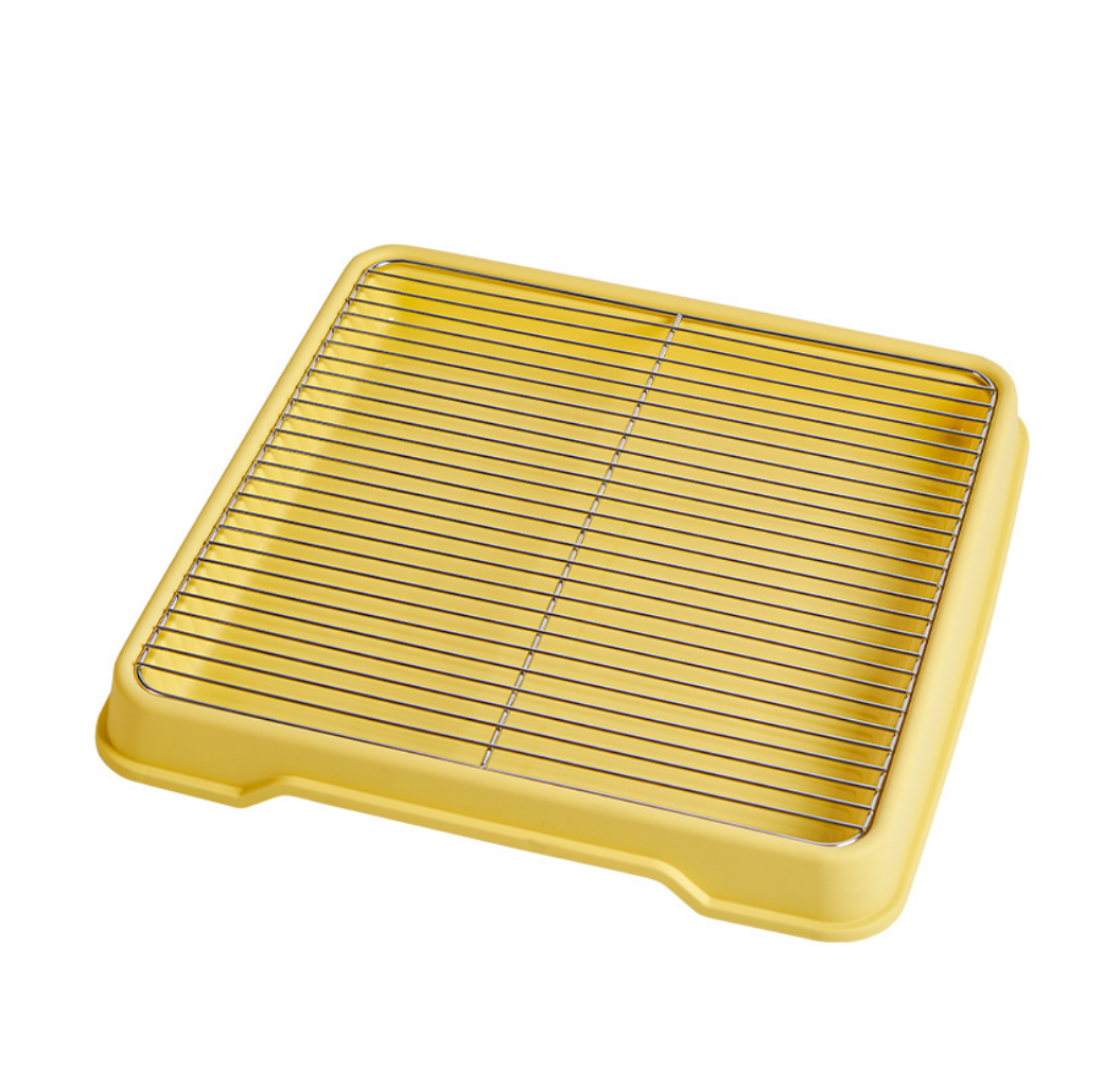 Chenpet Large Dog Litter Box Flatbed Stainless Steel Cat Little Box
