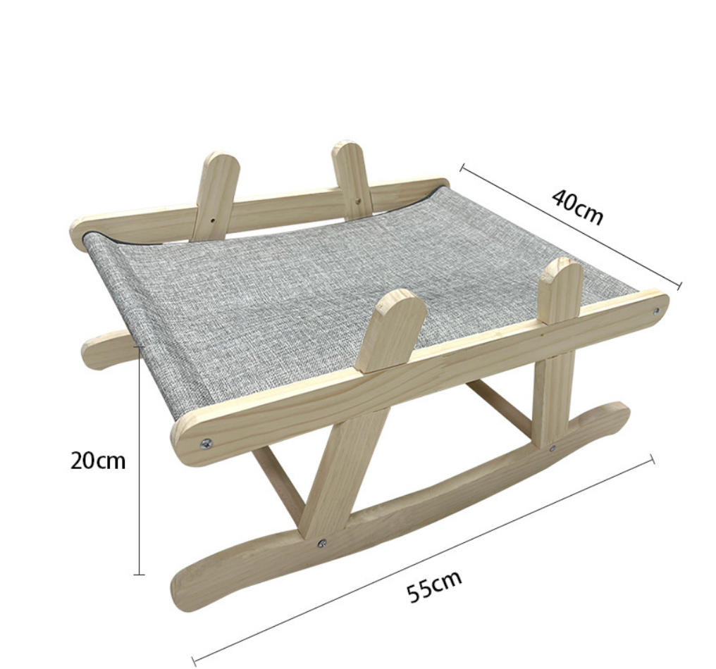 Chenpet Slid Wood Breathable Pet Beds Small Pet Wood Beds