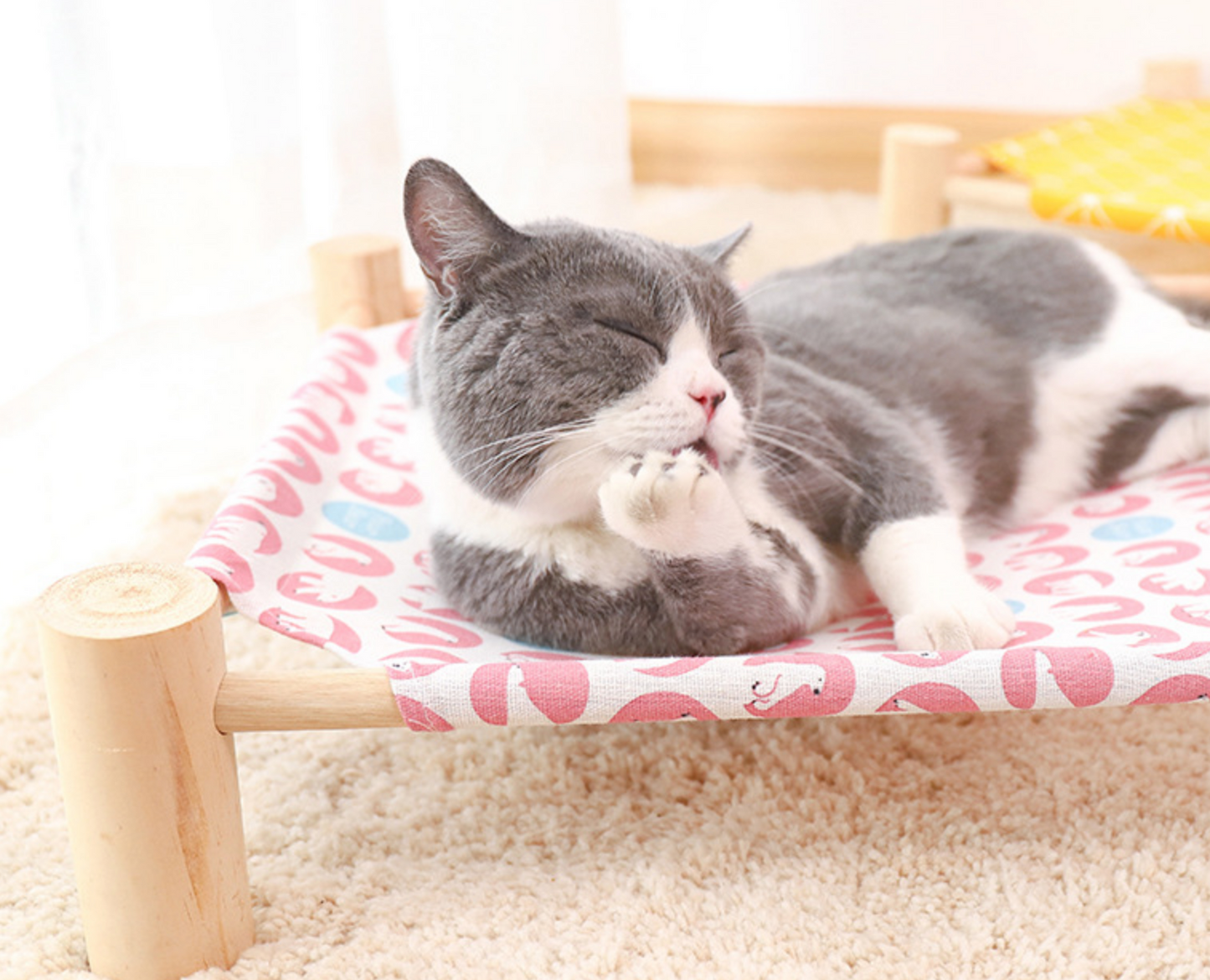 Chenpet Slid Wood Breathable Pet Beds Small Pet Wood Beds
