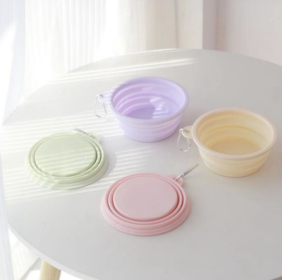 Chenpet Wholesale TPE Foldrable Outdoor Pet Bowls