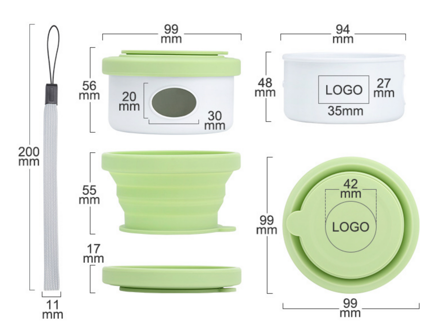 Chenpet New Design Outdoor Foldable Pet Silica Water Food Pet Bowls