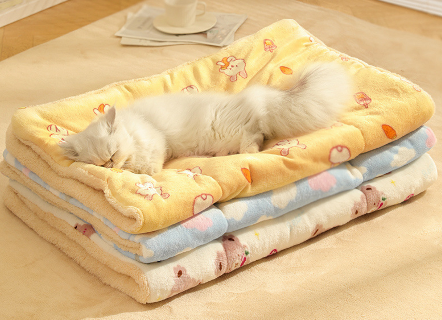 Chenpet Wholesale Thicker Pet Flannel Blankets Mats