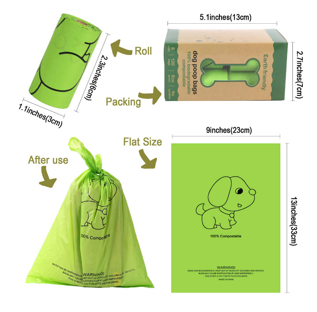 Chenpet Eco-friendly Biodegradable Corn Pet Waste Bag