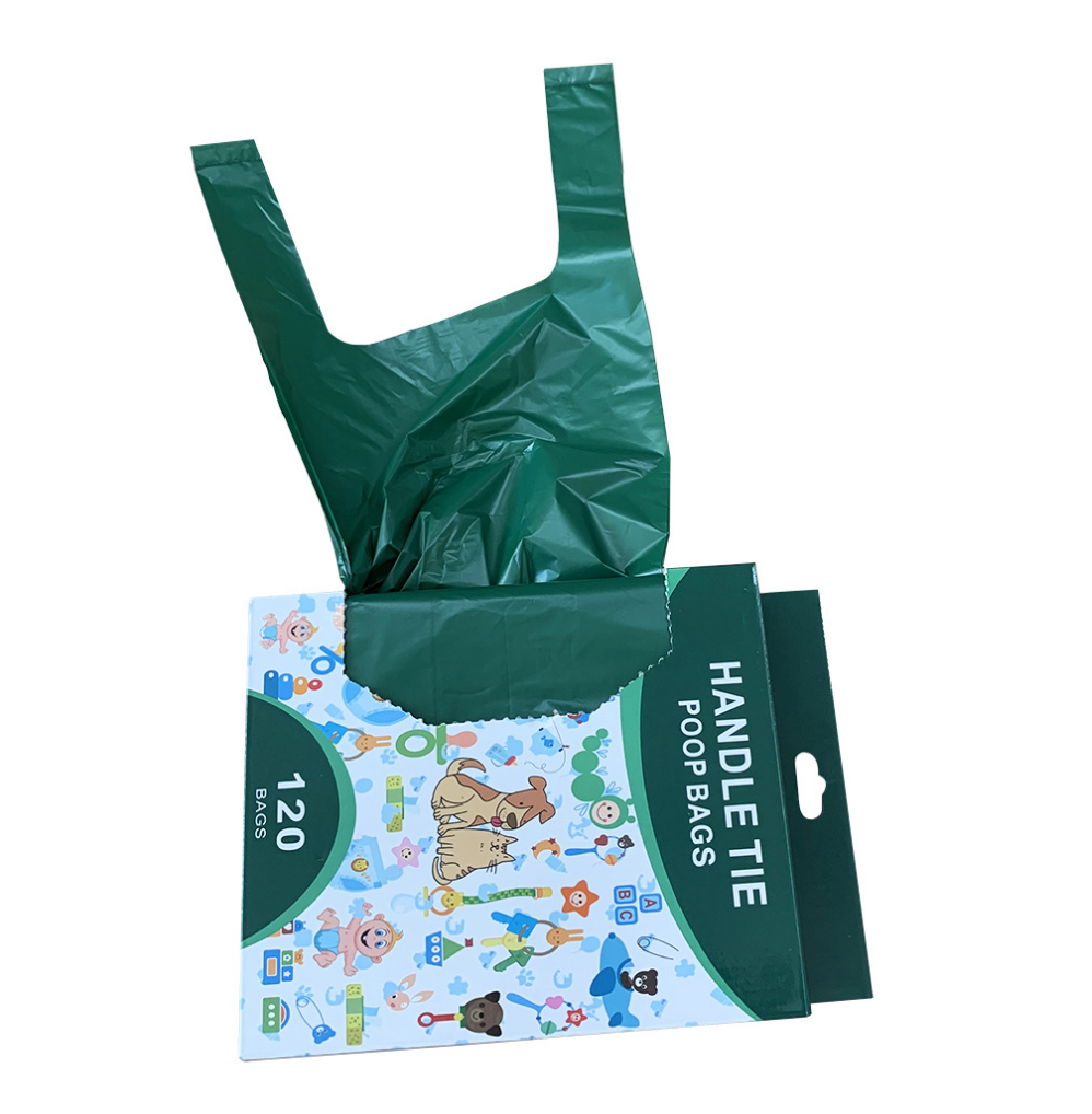 Chenpet Eco-friendly New Design Handle Tie Poop Bags