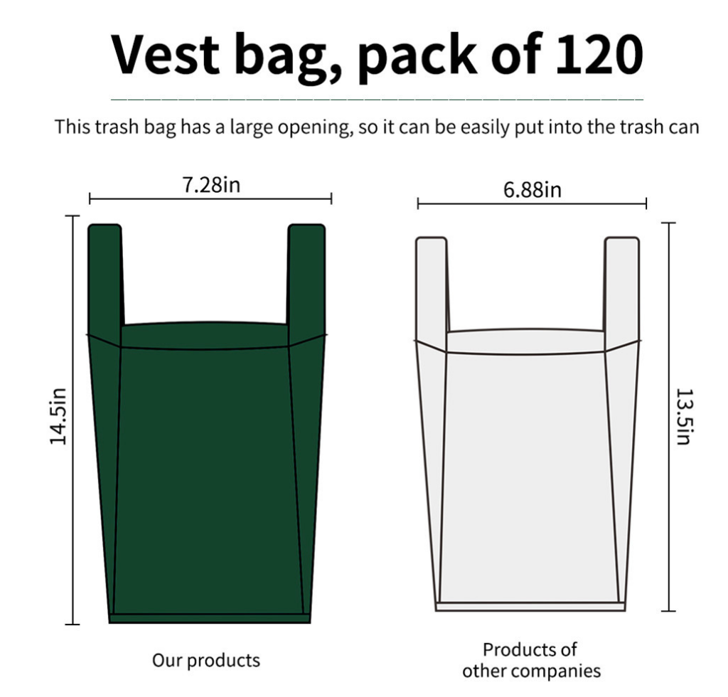 Chenpet Eco-friendly New Design Handle Tie Poop Bags